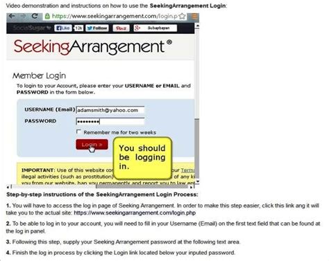 Www seekingarrangement com login. Things To Know About Www seekingarrangement com login. 